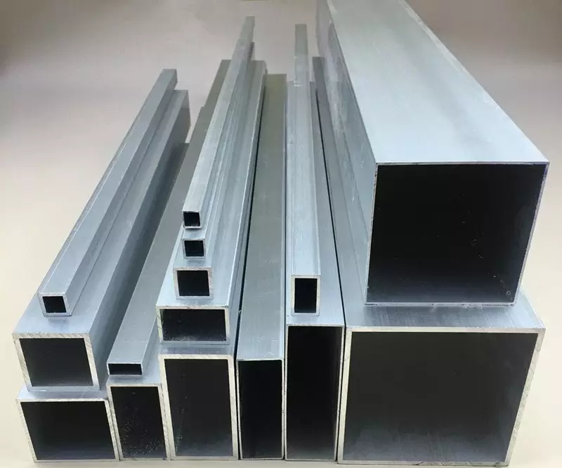  Aluminum Square Tubes Display