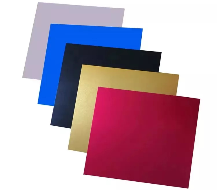 PE/Polyester Color Coated Aluminum Sheet Common Color