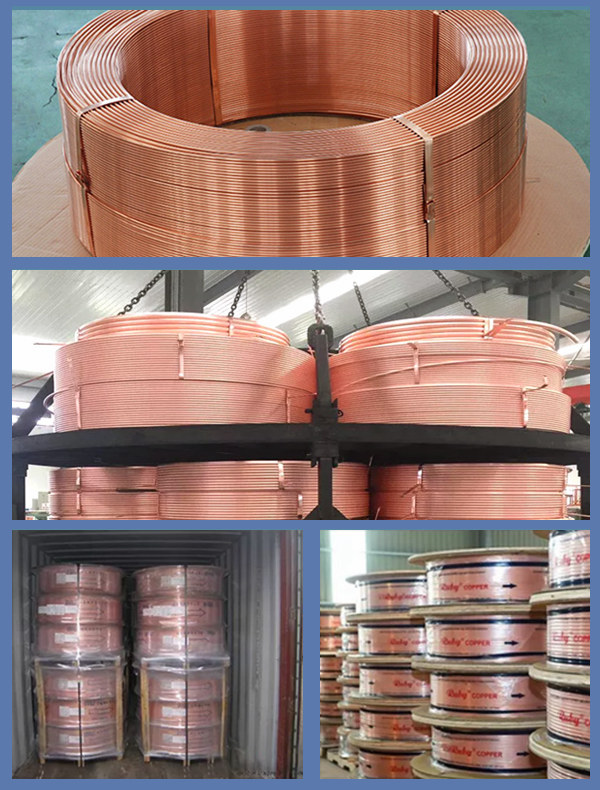 Copper Pancake Pipe Coil Packing Details
