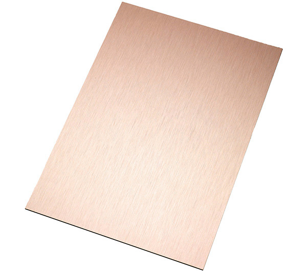 Hot Sale Rose Gold Aluminum Sheet