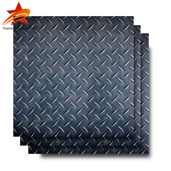 Black Aluminum Checker Plate