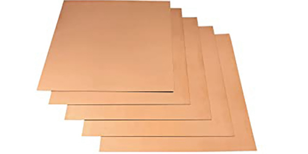 Copper Colored Aluminium Sheet Display
