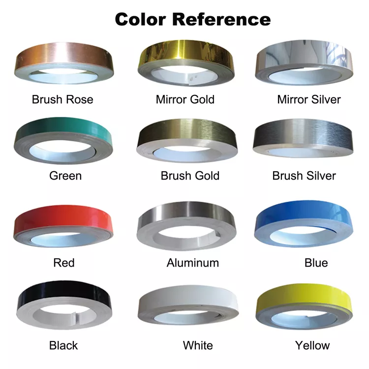 Anodized Aluminum Coil Strip Color Reference