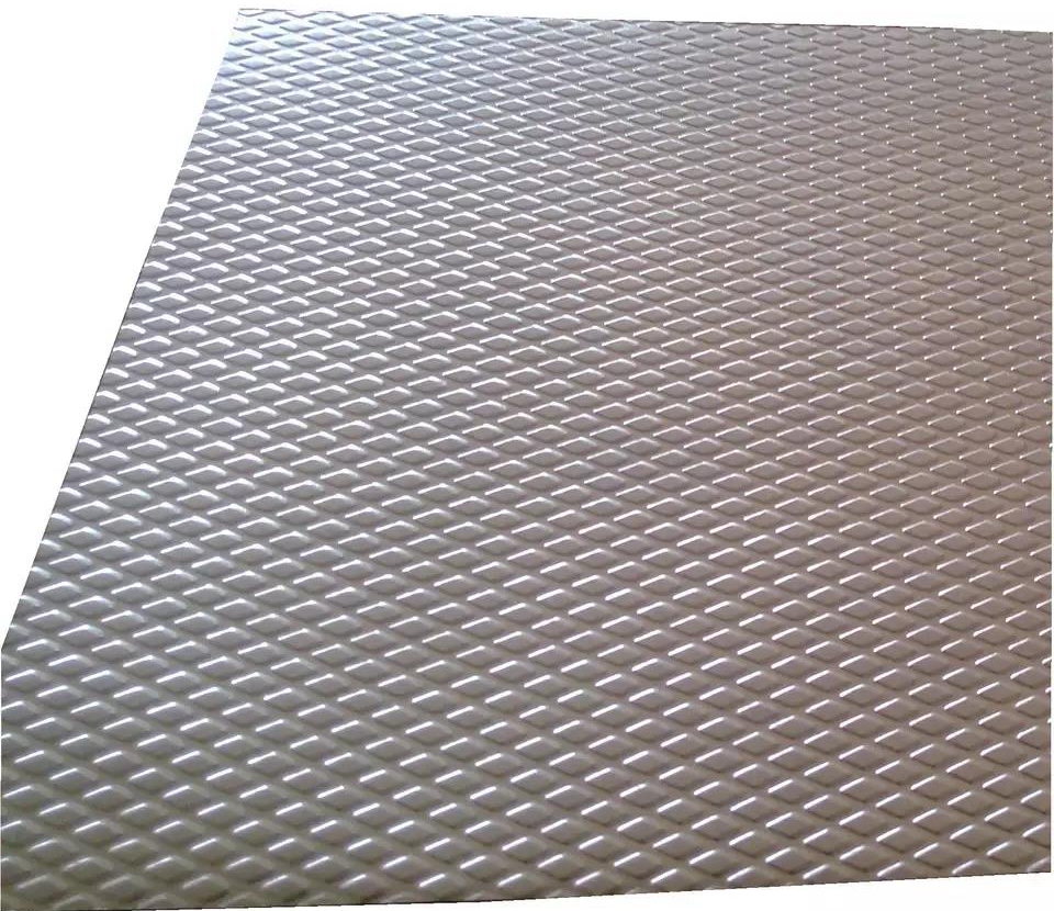 Ribbed Aluminum Sheet Side View